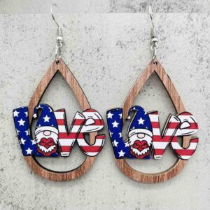 JE1322F / Wooden earrings