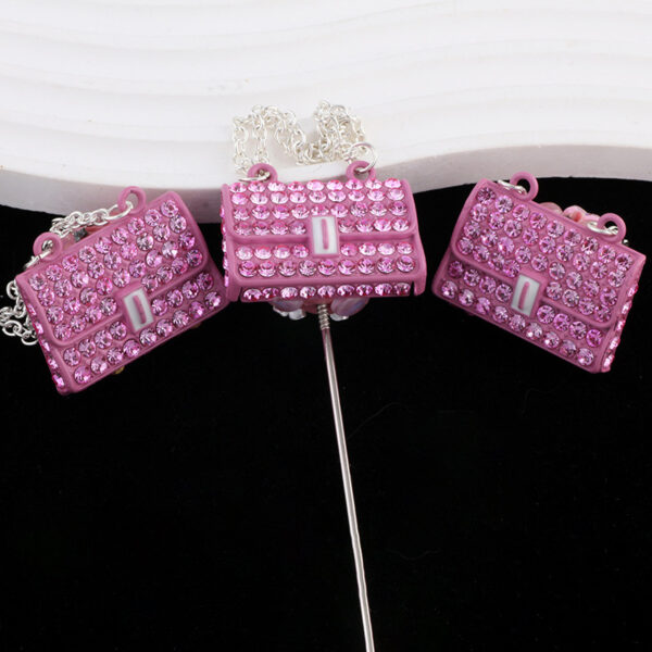 Wholesale Heavy Industry Chain Bag with Fully Drilled Straight Hole Beads