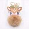 Wholesale Christmas Cute Fawn Plush Keychain