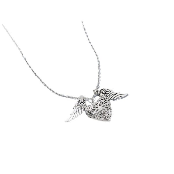 Wholesale Alloy Angel Wings Love Glow Necklace
