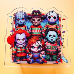 B263-christmas series-horror collection pen holder