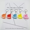 Wholesale Resin Teeth Creative Key Chains