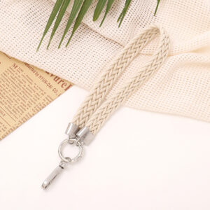 K2519 polyester cotton woven pendant White / 16mm wide rope