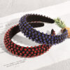 Wholesale Baroque Rhinestone Full Diamond Sponge Headband