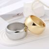Wholesale Alloy Electroplating Exaggerated Large Smooth Bracelet