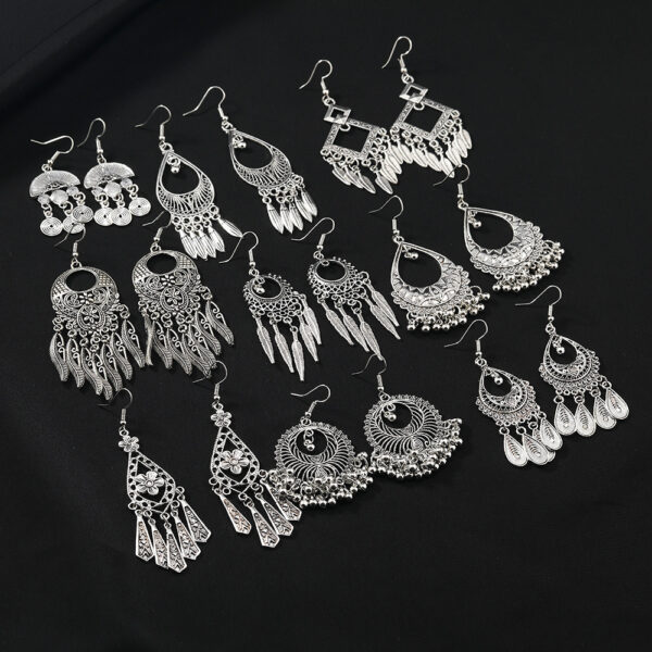 O1CN014EZqHn1DAeWknVrSW_949230176-0-cib Wholesale Retro Ethnic Style Su Long Style Temperament Versatile Fashion Personality Exotic Style Earrings