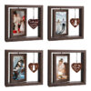 O1CN014Eu26L1qSIsdWLyEK_2216828805494-0-cib Wholesale Mother's Day Double Sided Rotating Photo Frame 6-inch Wooden Frame Set