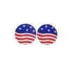 Wholesale Independence Day American Flag Wood Ear Studs