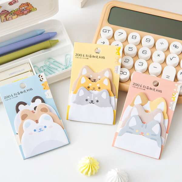 Wholesale Animal Variant Self Adhesive Sticky Notes