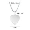Wholesale Love Heart Stainless Steel Pendant Titanium Steel Necklaces