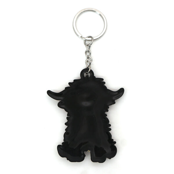O1CN014J7PFl2GXVJdAYKpY_2212381359025-0-cib Wholesale Highland Cow Key Accessories Highland Cow PVC Keychain