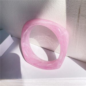 Square pink inner diameter about 6.7cm