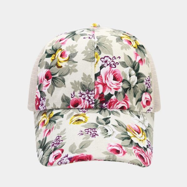 O1CN014M2mVl2AbGtKvYYGQ_2496528221-0-cib Wholesale Cotton Ethnic Flower Pattern Mosaic Mesh Baseball Cap