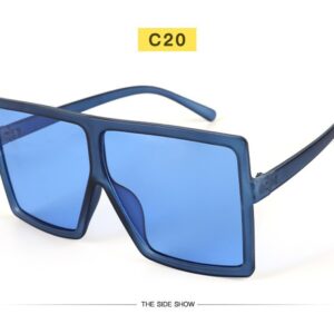 Matte dark blue frame full blue