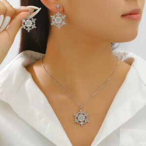 12 earrings + necklace