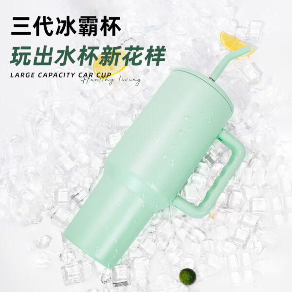 Wholesale Tumbler of Third-generation Handle Cups with Large Capacity 304 Stainless Steel Ice Bullies Cup