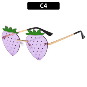 C4-Gold Frame Light Purple Film