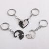 Wholesale Love Cat Metal Keychain