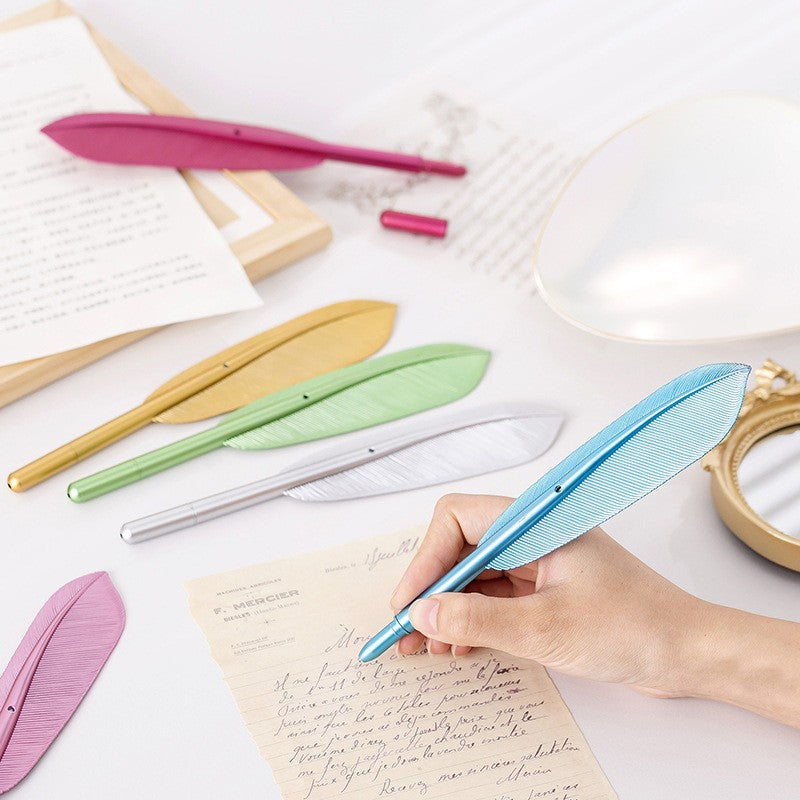Wholesale Plastic Feather Ballint Pens