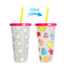 Wholesale Easter Single Layer PP Plastic Color Changing Cup