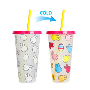 O1CN014SSMfN1N7a5RUq6PR__1640191523-0-cib Wholesale Easter Single Layer PP Plastic Color Changing Cup