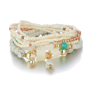 Wholesale Bohemian Handmade Multi-layer Alloy Bracelet