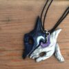 Wholesale Alloy Sheep and Wolf Pendants Creative Couples Necklace