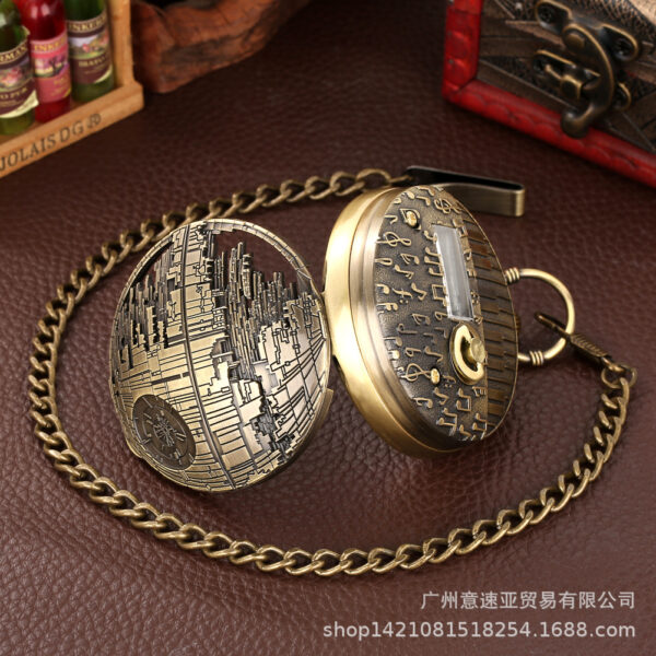 Wholesale Quartz Music Alloy Pocket Watch