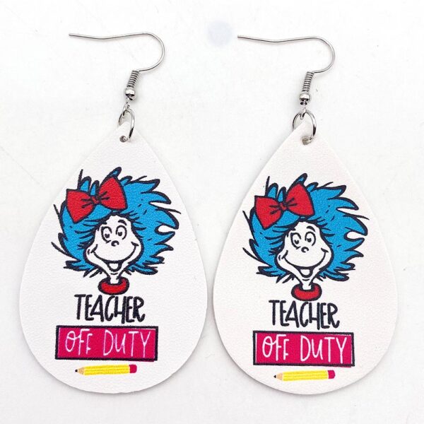 Wholesale Kitten Pencil Leather Earrings