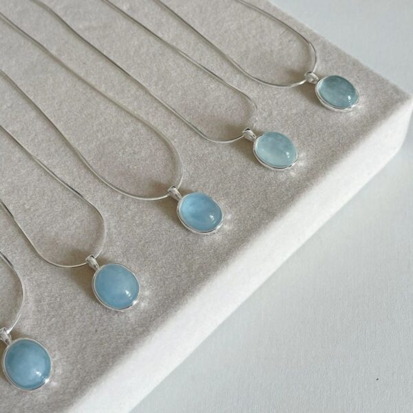 O1CN014ZTlnV1G8lrn9F0fs_2210040900578-0-cib Wholesale Aquamarine Silver Necklaces