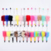 O1CN014aEXQ71dthhn6e9rO_2216028933794-0-cib-1 Wholesale Colorful Beadable Pen Plush Pom Pom Beadable Pen Fluffy Pens