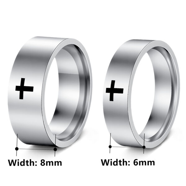 Wholesale Cross Stainless Steel Ring