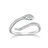 Wholesale Spirit Snake Pure Silver Open Ring