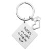 Wholesale Stainless Steel Creative Nurses Day Keychain