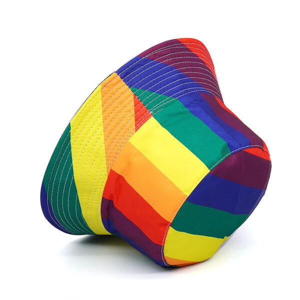 O1CN014cYnKO210mn6fvAfb_2208159166923-0-cib-1 Wholesale Polyester New Rainbow Bucket Hat