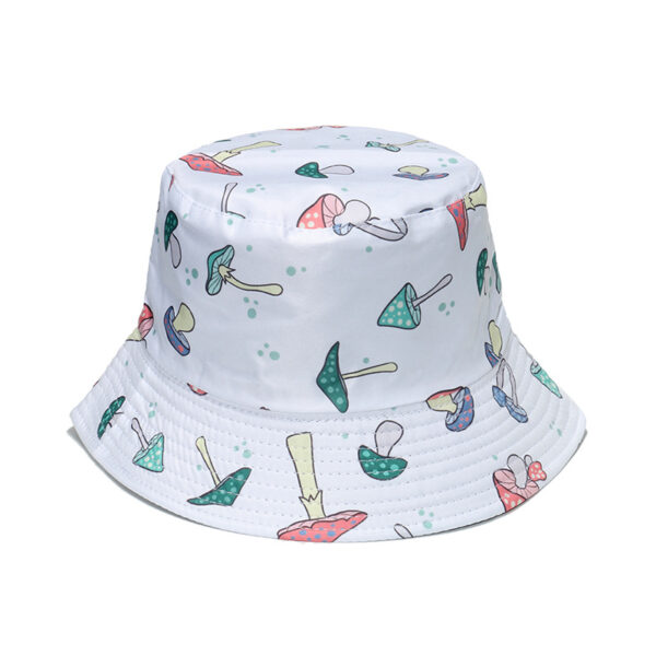 Wholesale Mushroom Print Polyester Fisherman Hat