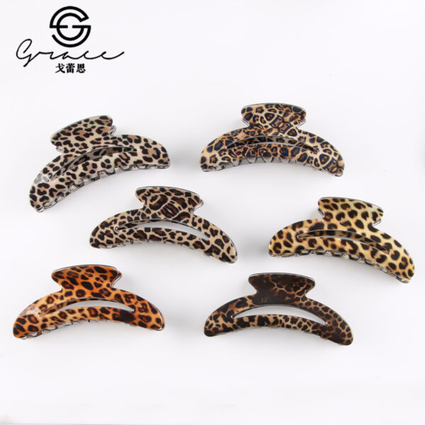 Wholesale Vintage Leopard Print Hair Clips