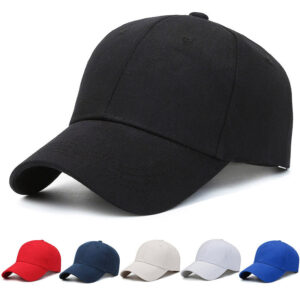 Wholesale Cotton Hard Top Solid Color Light Board Baseball Cap