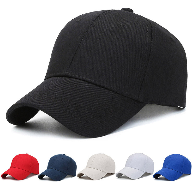 Wholesale Cotton Hard Top Solid Color Light Board Baseball Cap