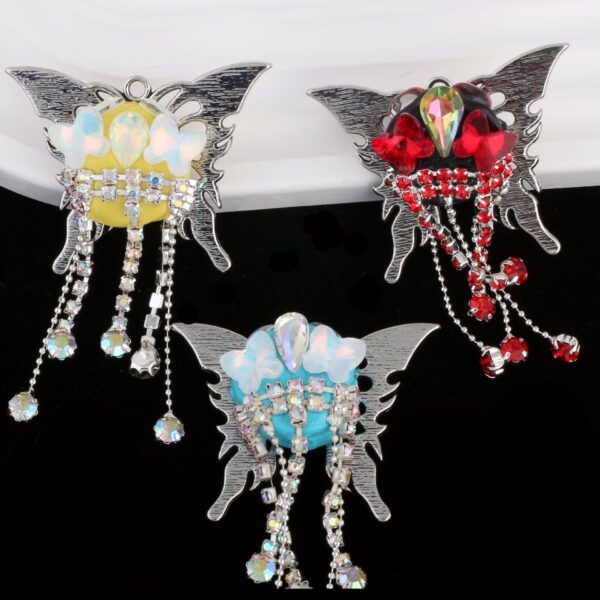 O1CN014f76A51Ddy0Sz9ncn_2491030240-0-cib Wholesale Heavy Industry Demon Eye Butterfly Tassel Alloy Clay Ball Beads