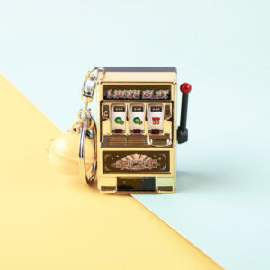 Golden lobster clasp + Yellow Bell