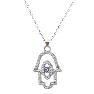 Wholesale Hand Of Fatima Pendants Alloy Necklaces