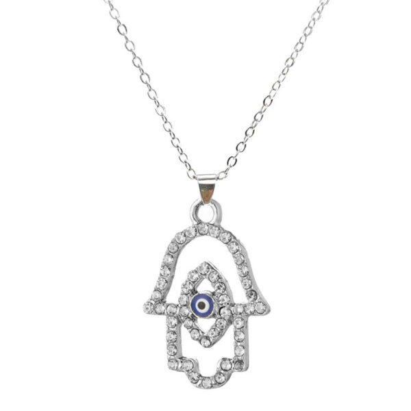 Wholesale Hand Of Fatima Pendants Alloy Necklaces