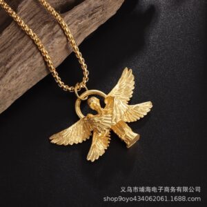 Six-wing prayer angel--gold