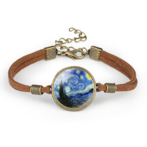 O1CN014gtSqM1SrRhj9Oe9e__2891982300-0-cib Wholesale World Famous Paintings Leather Bracelet