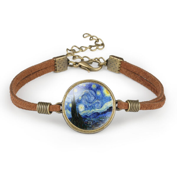 O1CN014gtSqM1SrRhj9Oe9e__2891982300-0-cib Wholesale World Famous Paintings Leather Bracelet