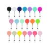 Wholesale Colorful ABS Plastic Retractable Rotating Keychain