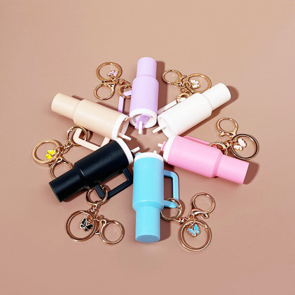 O1CN014klVFQ2LFiBCO13A3_2218308439663-0-cib Wholesale Butterfly Pendant Mother's Day Mini Tumbler Cup Keychains
