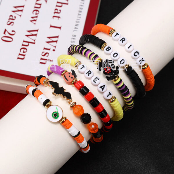 Wholesale Christmas Halloween Set Polymer Clay Bracelet