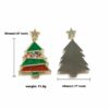 O1CN014oFLdz1ZFcasY5Gh6_1794553165-0-cib Wholesale Christmas Geometric Sequins Christmas Tree Acrylic Earrings